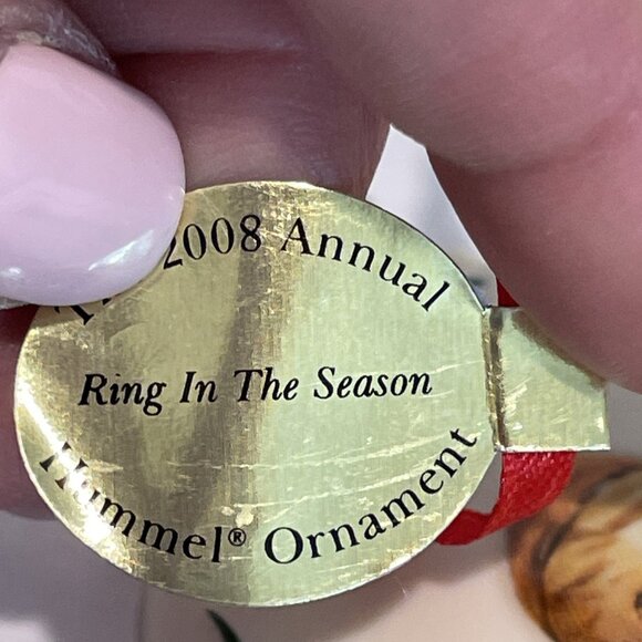 MJ Hummel 2007-2009 Christmas Ornaments Danbury Mint Exclusive Lot of 3 NIB - Picture 8 of 16